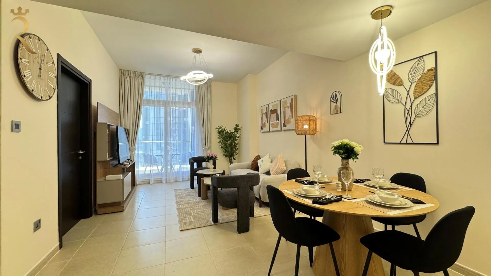 Appartement Relaxing 1Br Haven Pool Gym And Smart Tv